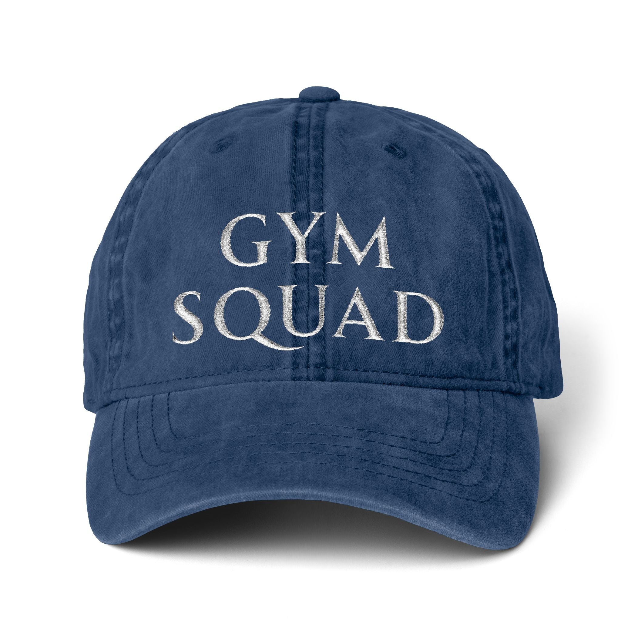 Women's Pigment-Dyed Cap with Fashion Undervisor (Embroidery) with Concealed Ponytail Opening