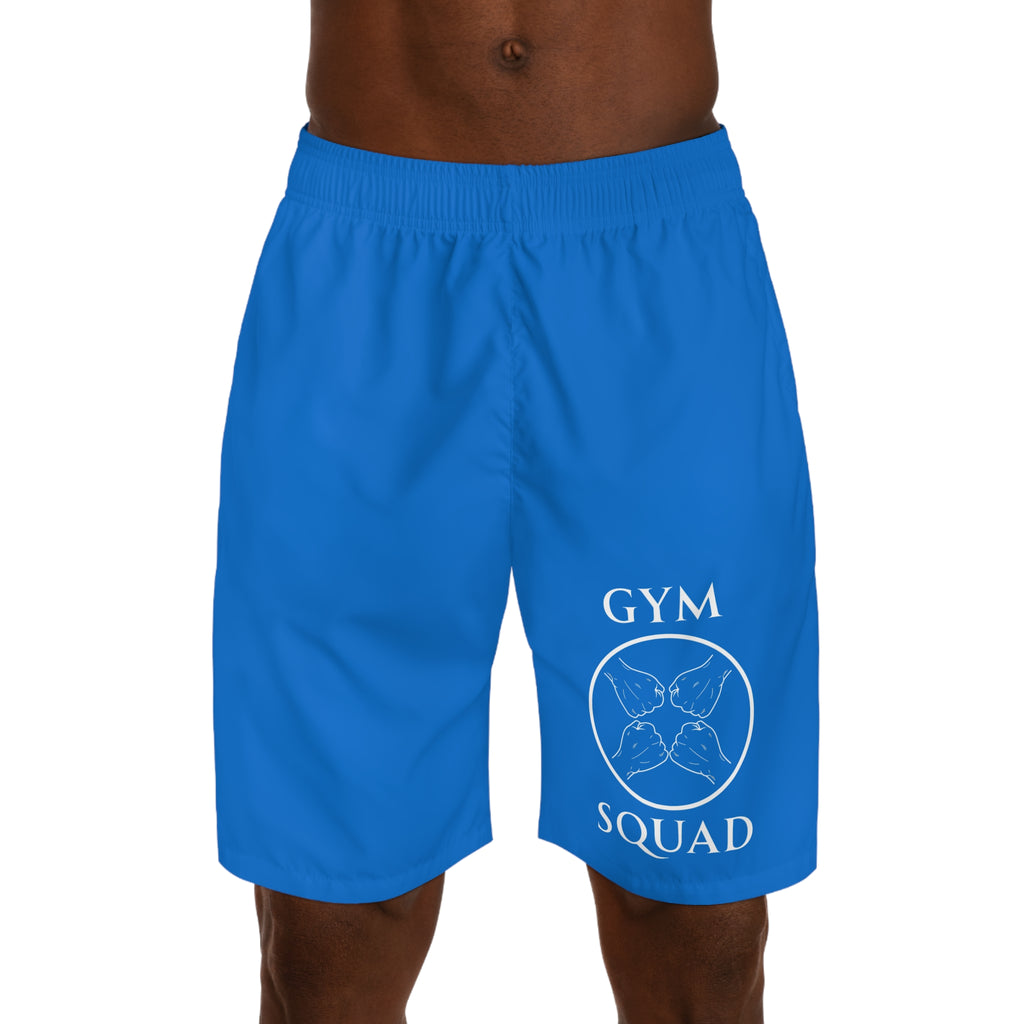 Gym Squad Men's Jogger Shorts – Athletic Workout Shorts with 'Gym Squad' Emblem