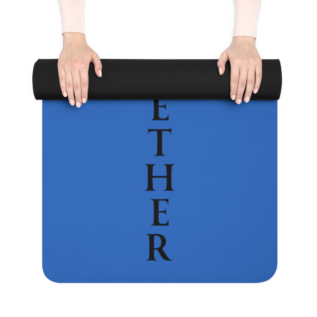 Rubber Yoga Mat — "Gym Squad" Fit Together Vertical Design