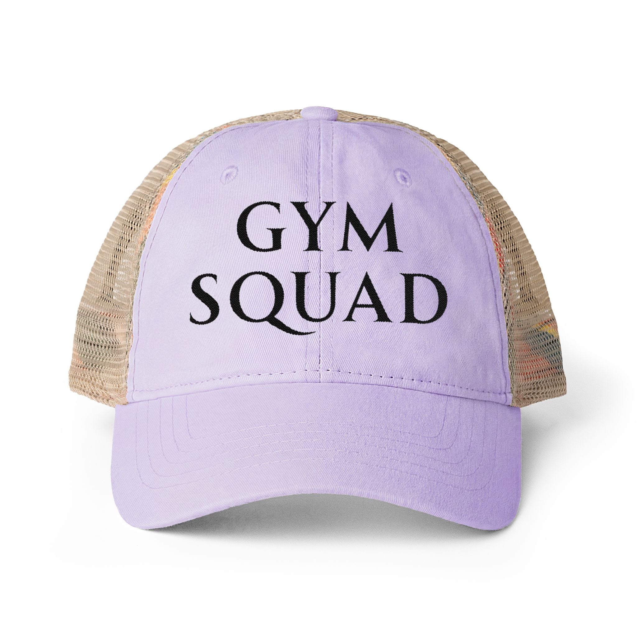 Women's Washed Mesh-Back Cap with  Concealed Ponytail Opening