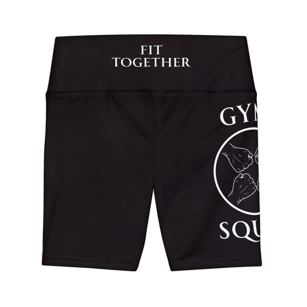 Gym Squad Women's Workout Shorts — 'Fit Together' Graphic AOP Activewear