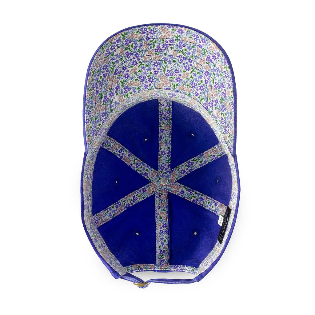 Women's Pigment-Dyed Cap with Fashion Undervisor (Embroidery) with Concealed Ponytail Opening