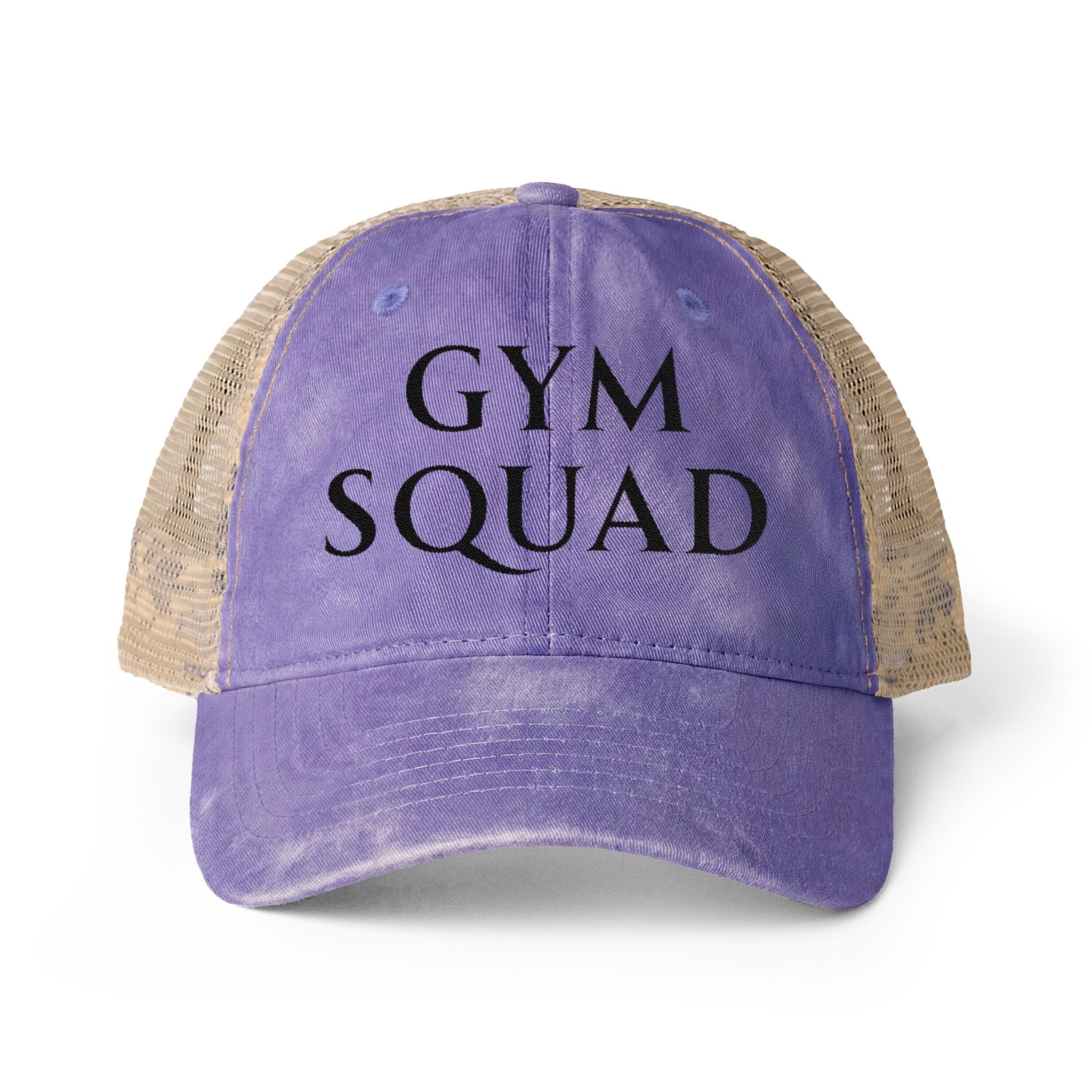 Women's Washed Mesh-Back Cap with  Concealed Ponytail Opening