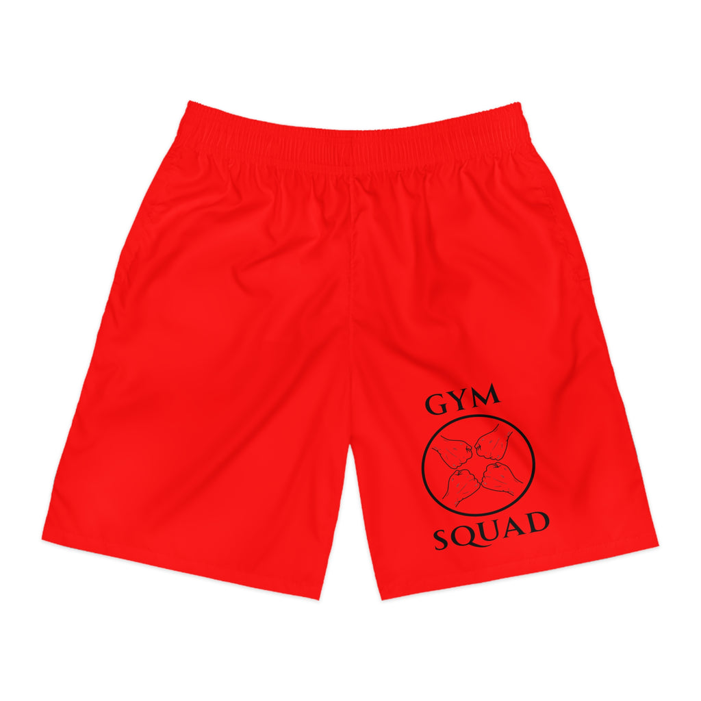 Gym Squad Men's Jogger Shorts – Athletic Workout Shorts with 'Gym Squad' Emblem
