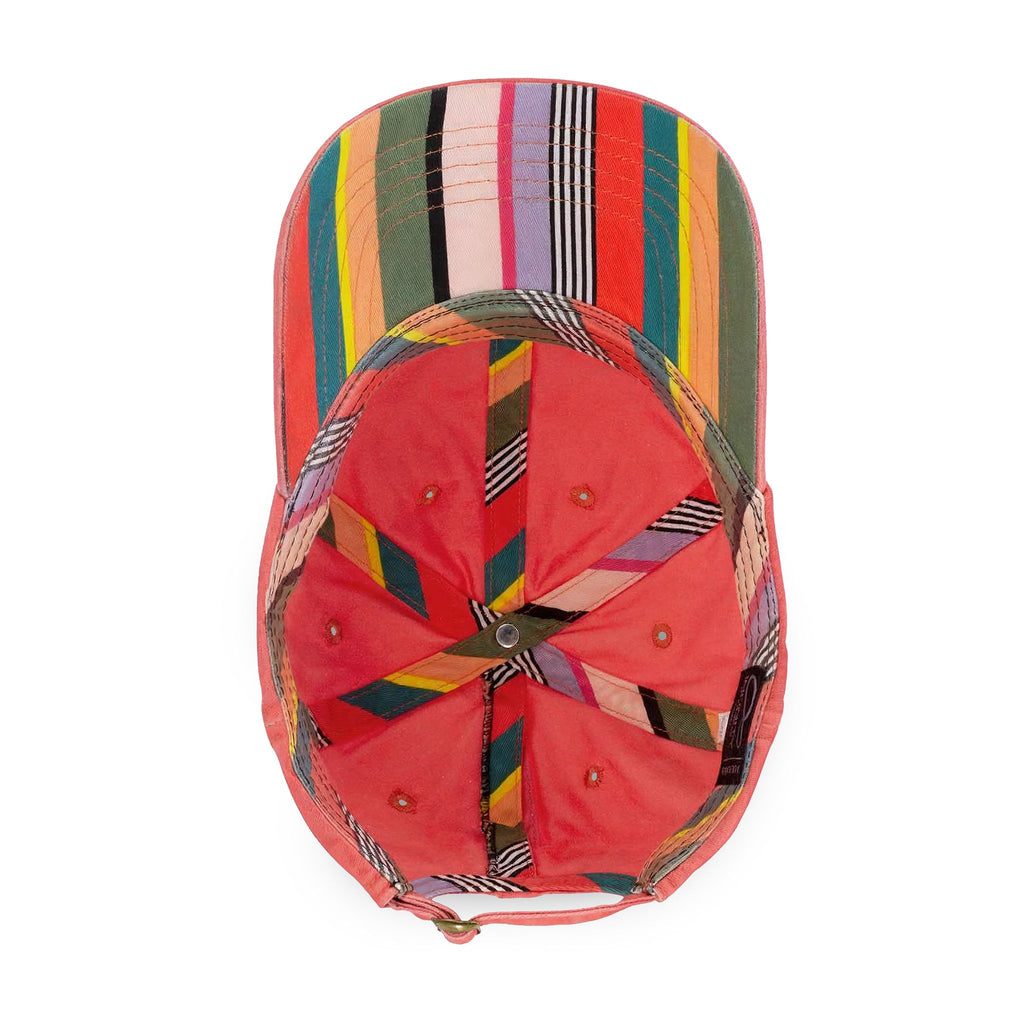 Women's Pigment-Dyed Cap with Fashion Undervisor (Embroidery) with Concealed Ponytail Opening