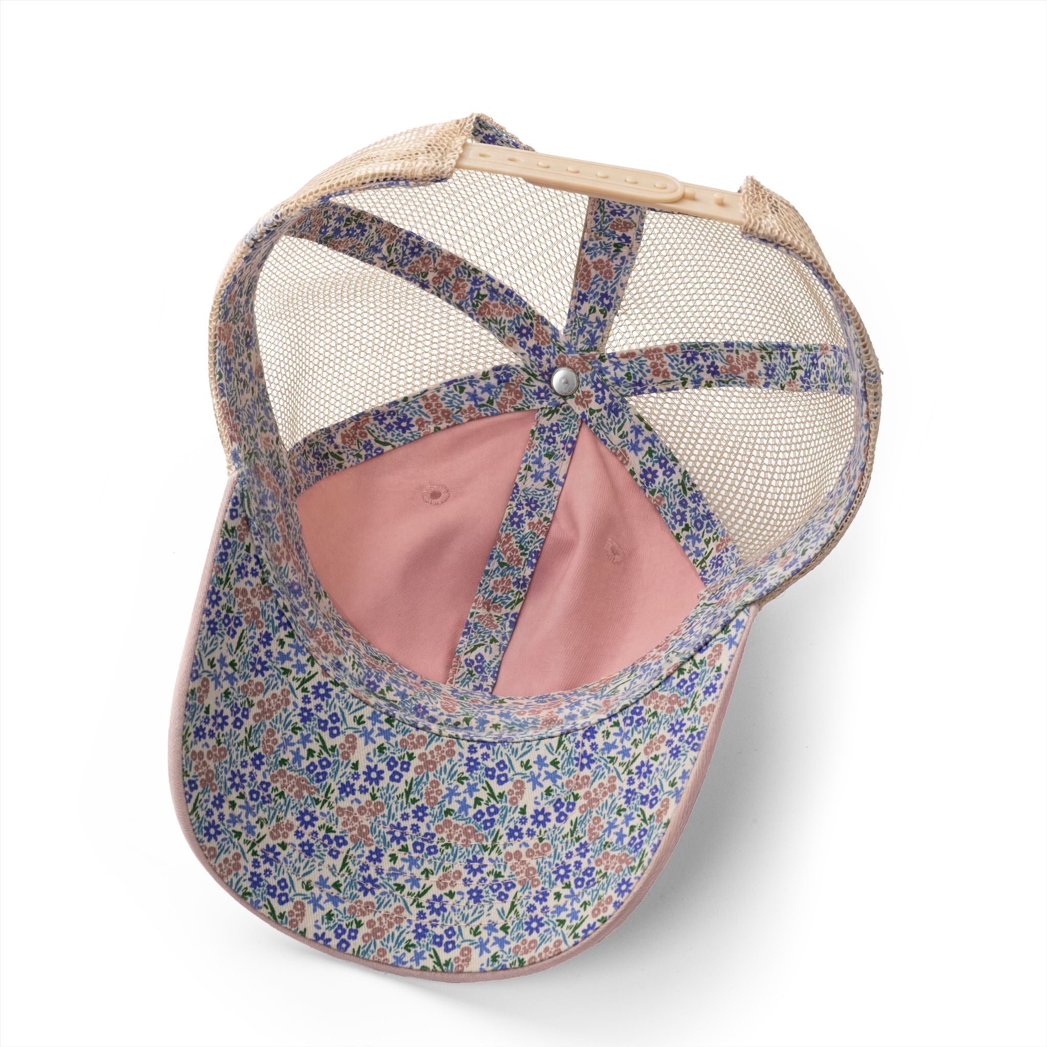 Women's Washed Mesh-Back Cap with  Concealed Ponytail Opening