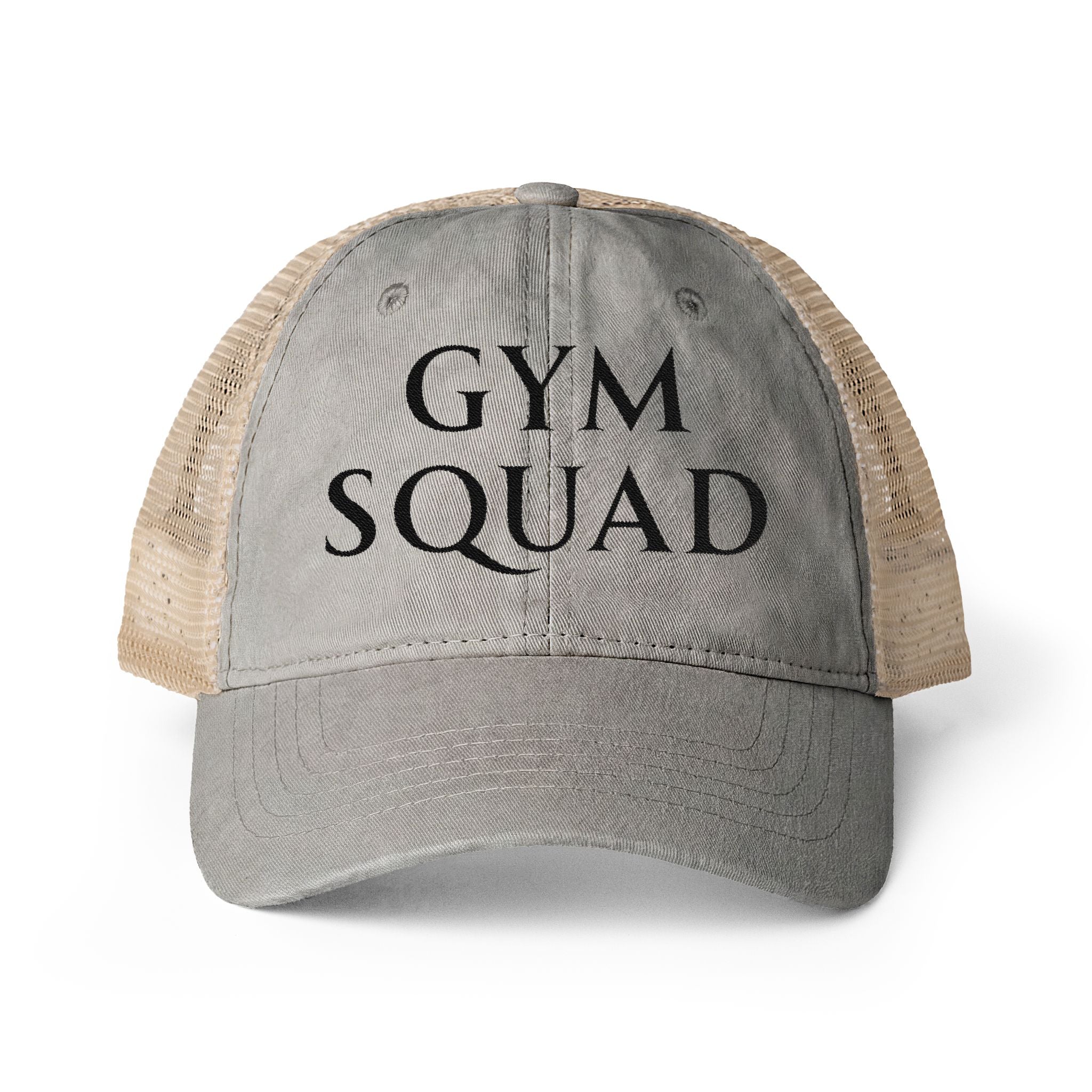 Women's Washed Mesh-Back Cap with  Concealed Ponytail Opening