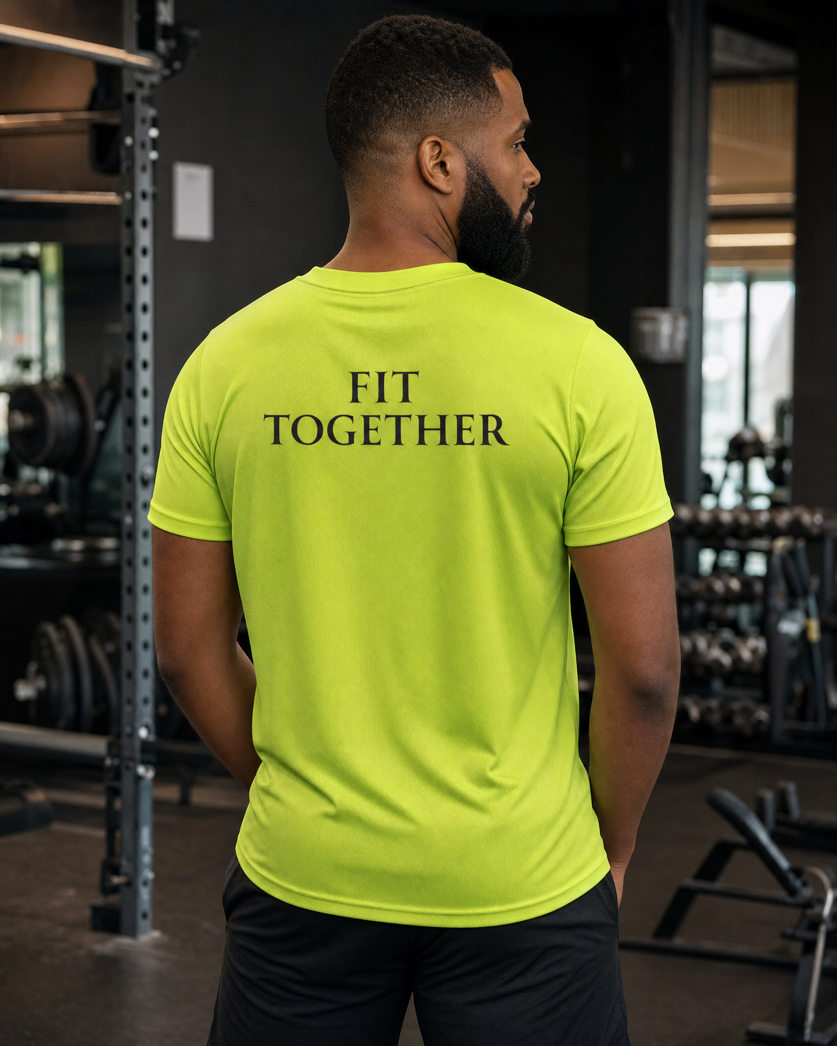 Gym Squad Moisture-Wicking Tee — 'Fit Together' Workout Shirt