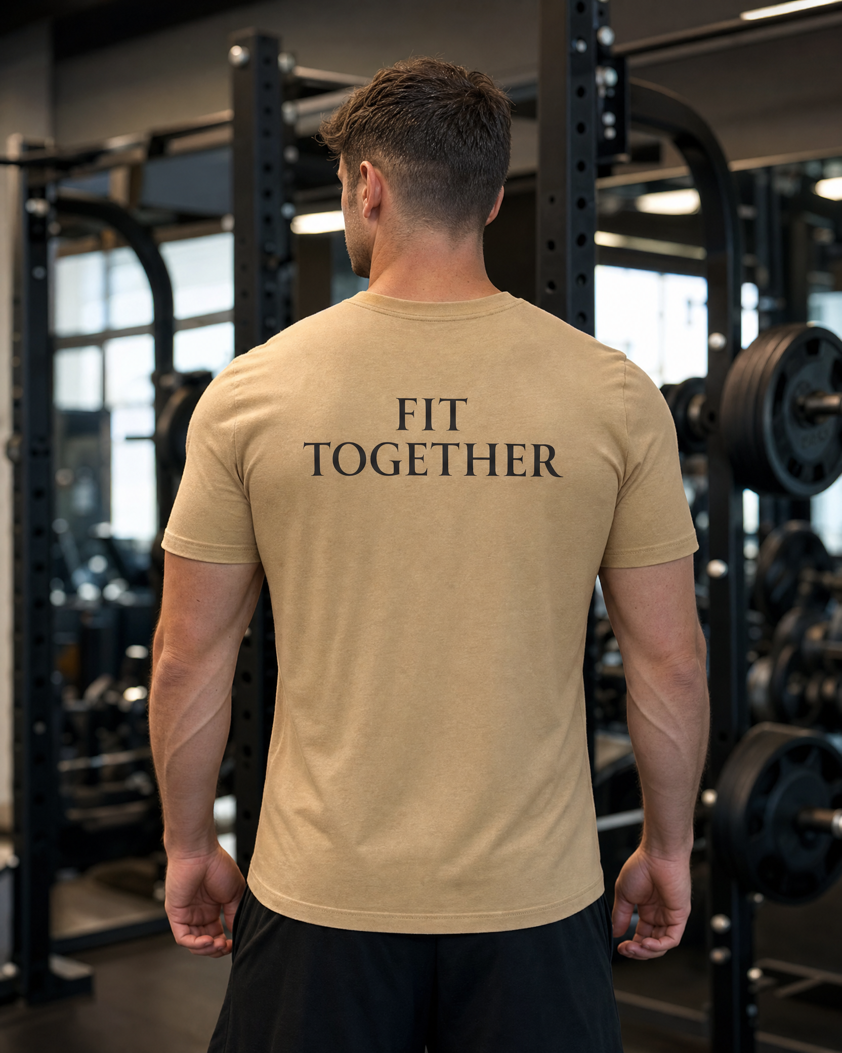 Gym Squad Moisture-Wicking Tee — 'Fit Together' Workout Shirt