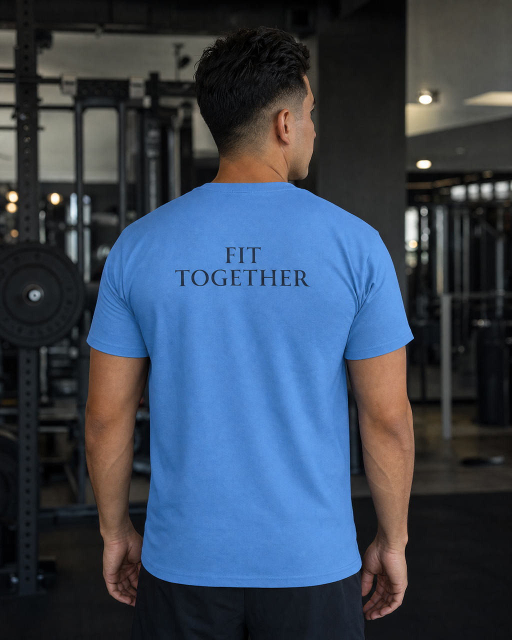 Gym Squad Moisture-Wicking Tee — 'Fit Together' Workout Shirt