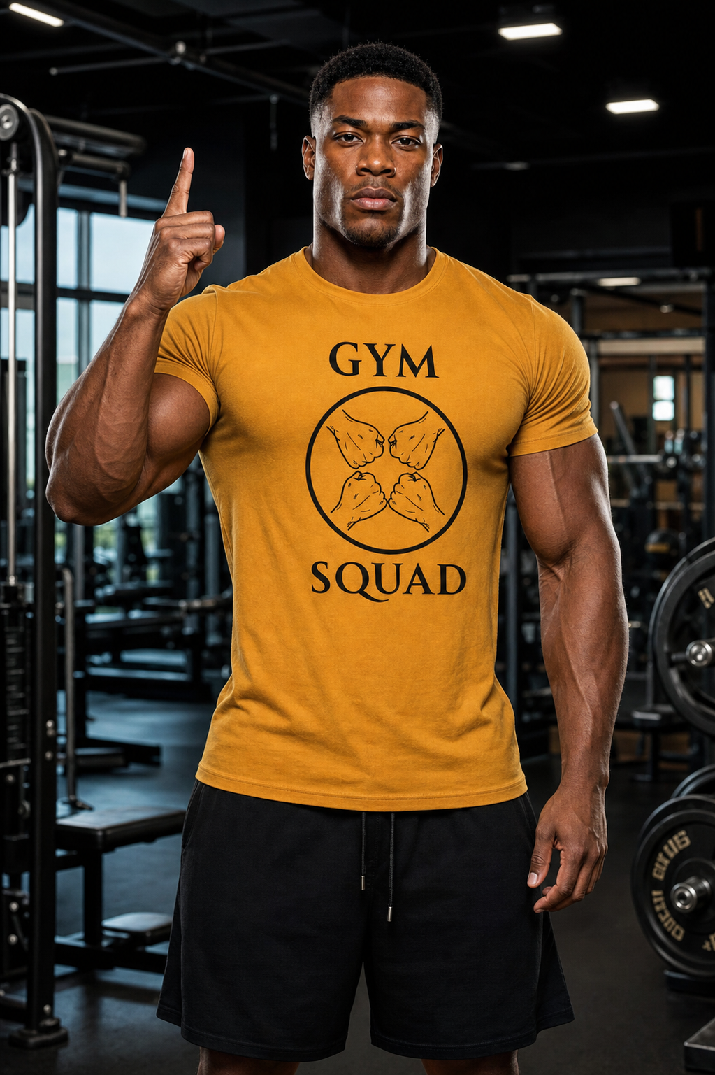 Gym Squad Moisture-Wicking Tee — 'Fit Together' Workout Shirt