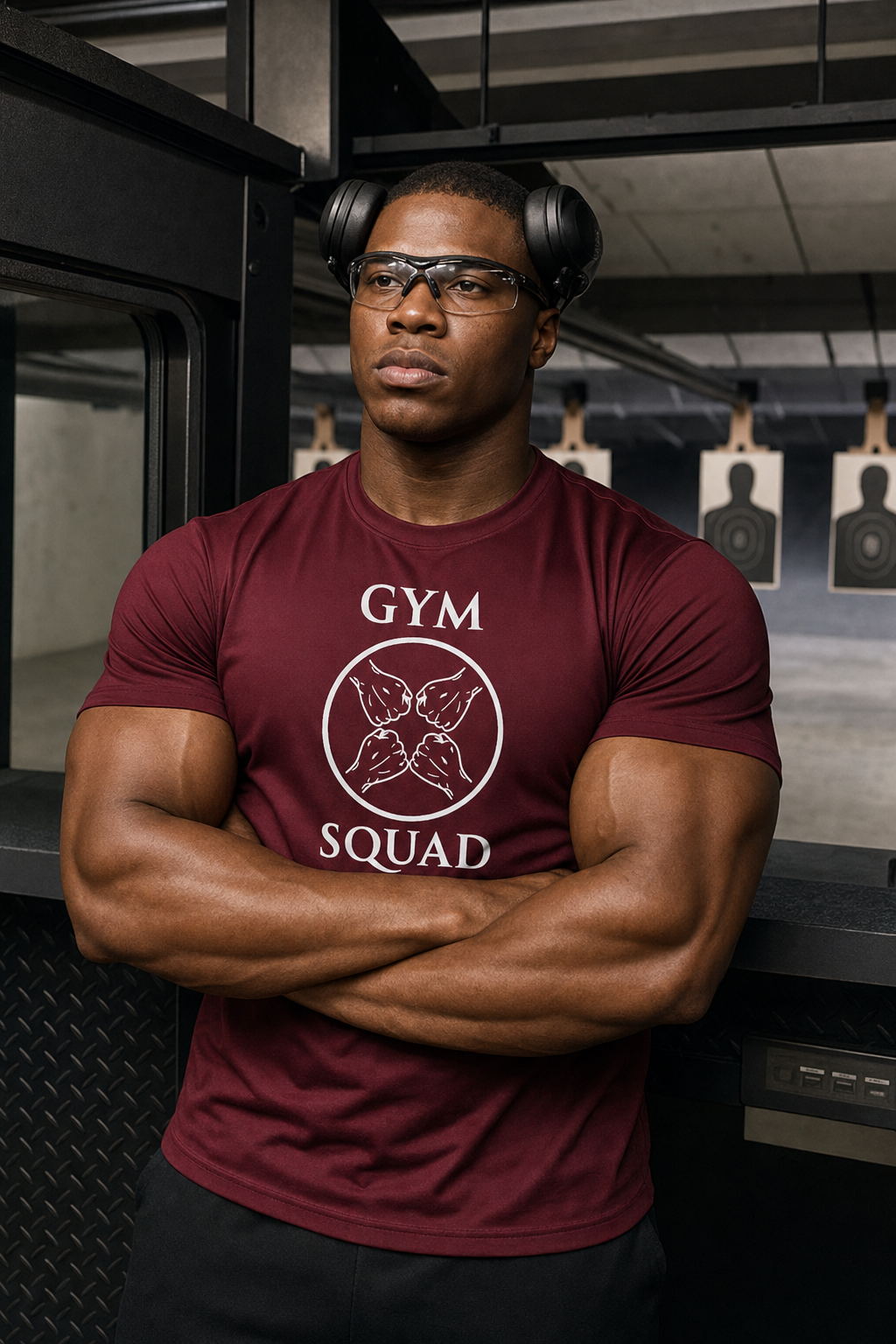Gym Squad Moisture-Wicking Tee — 'Fit Together' Back Logo included