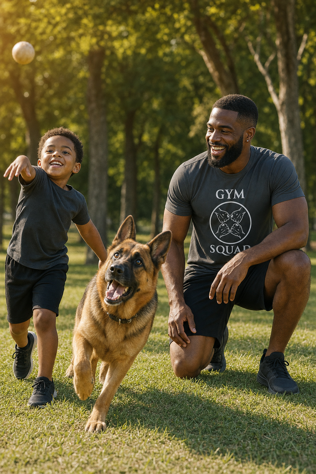Gym Squad Moisture-Wicking Tee — 'Fit Together' Back Logo included