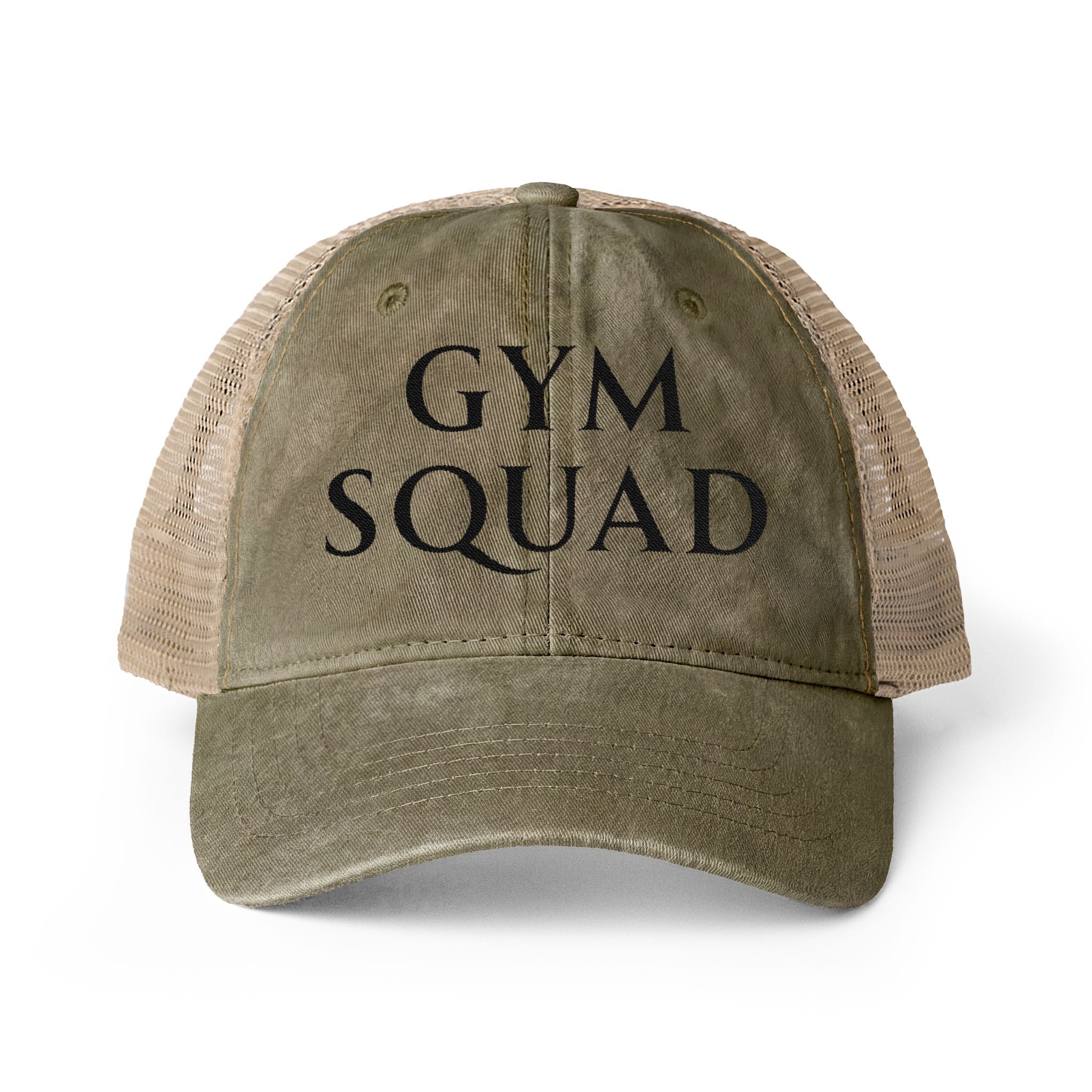 Women's Washed Mesh-Back Cap with  Concealed Ponytail Opening