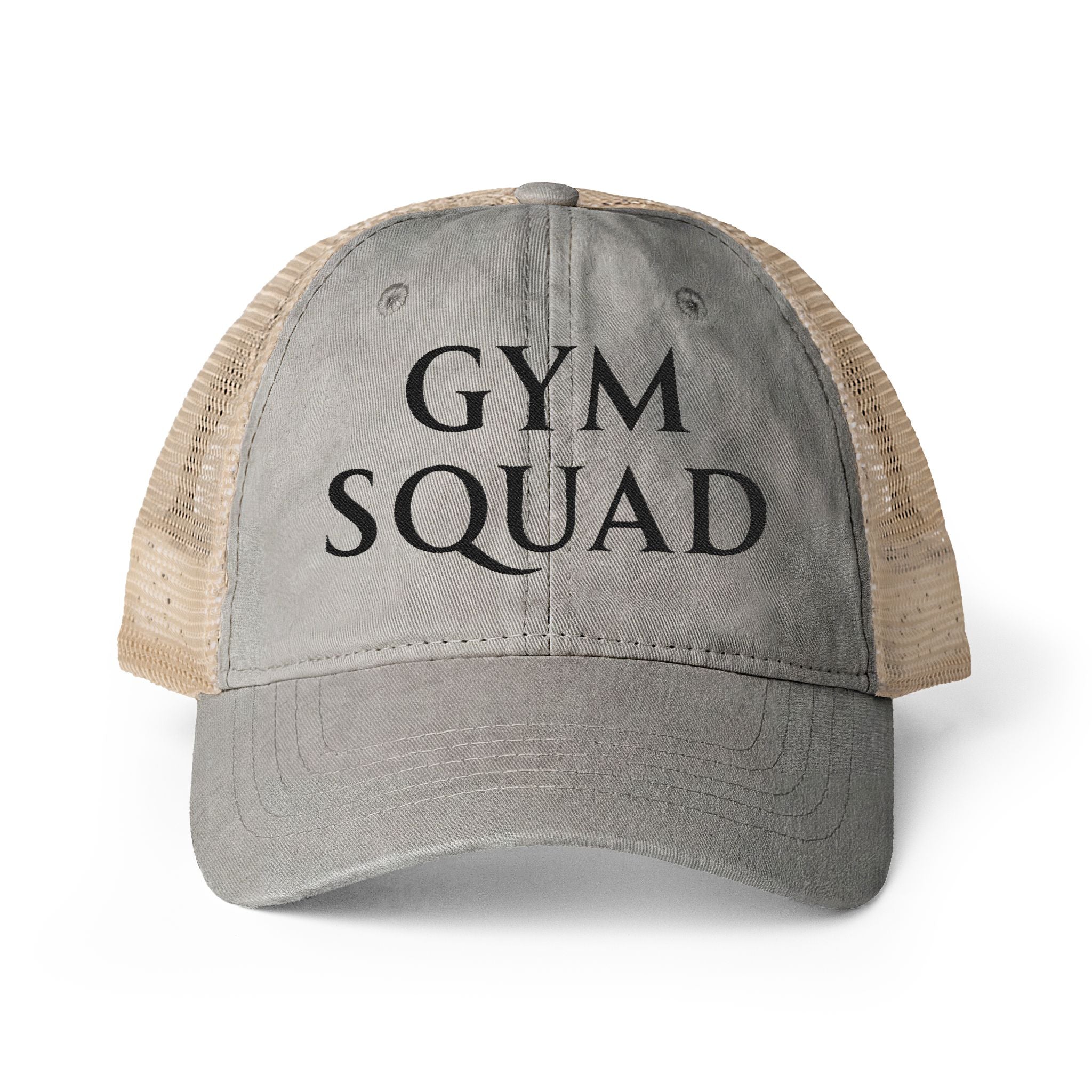 Women's Washed Mesh-Back Cap with  Concealed Ponytail Opening