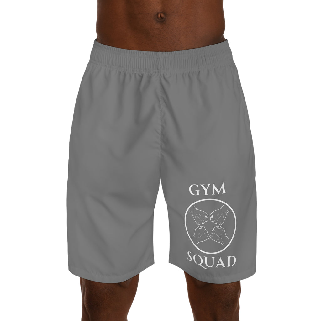 Gym Squad Men's Jogger Shorts – Athletic Workout Shorts with 'Gym Squad' Emblem