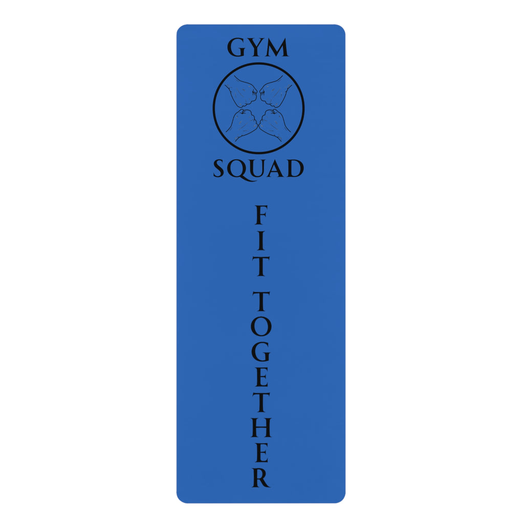 Rubber Yoga Mat — "Gym Squad" Fit Together Vertical Design