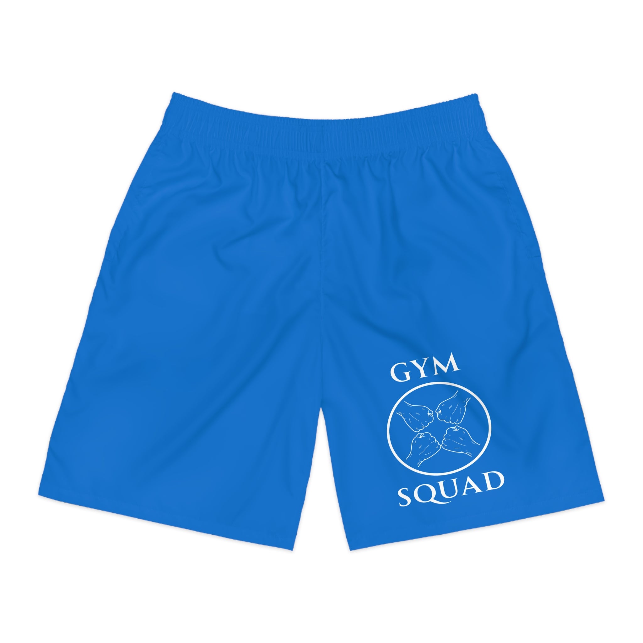 Gym Squad Men's Jogger Shorts – Athletic Workout Shorts with 'Gym Squad' Emblem