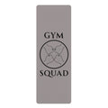 Rubber Yoga Mat — "Gym Squad"  Design