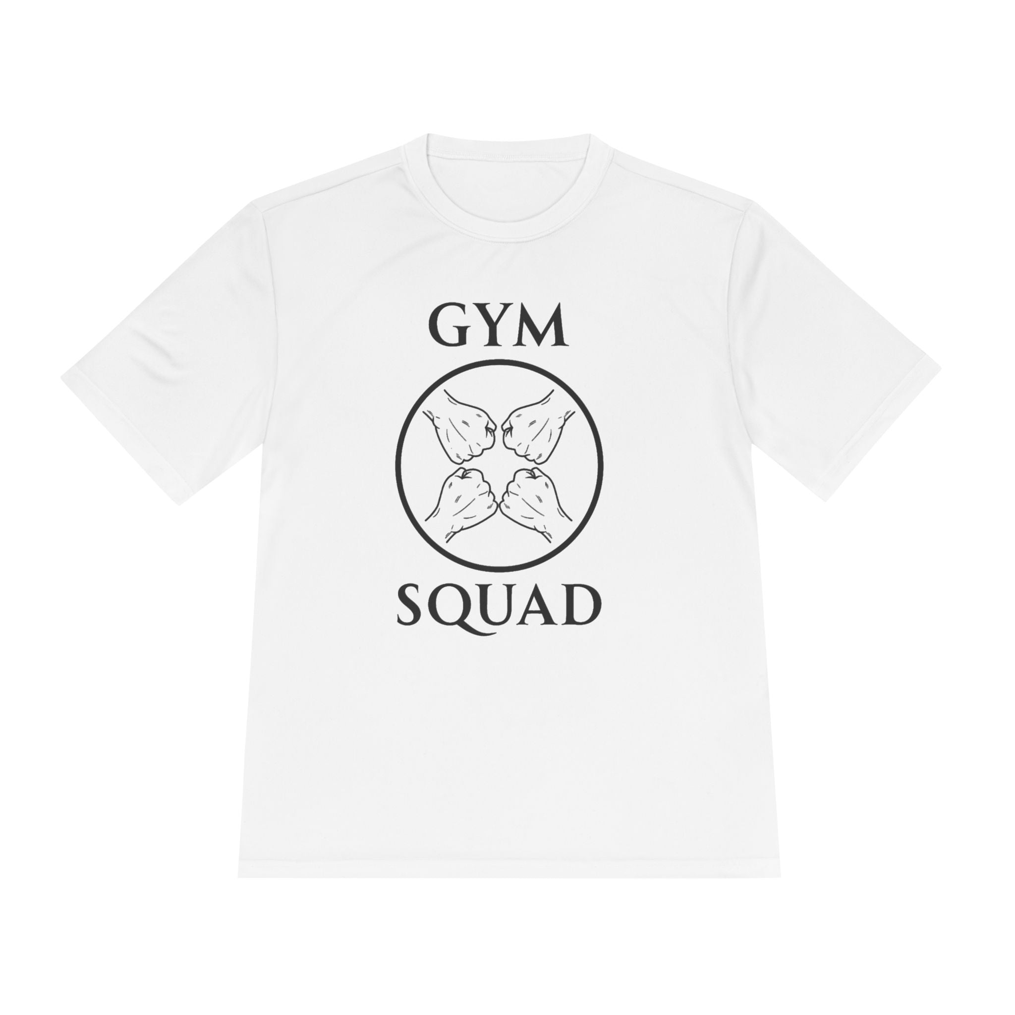 Gym Squad Moisture-Wicking Tee — 'Fit Together' Workout Shirt