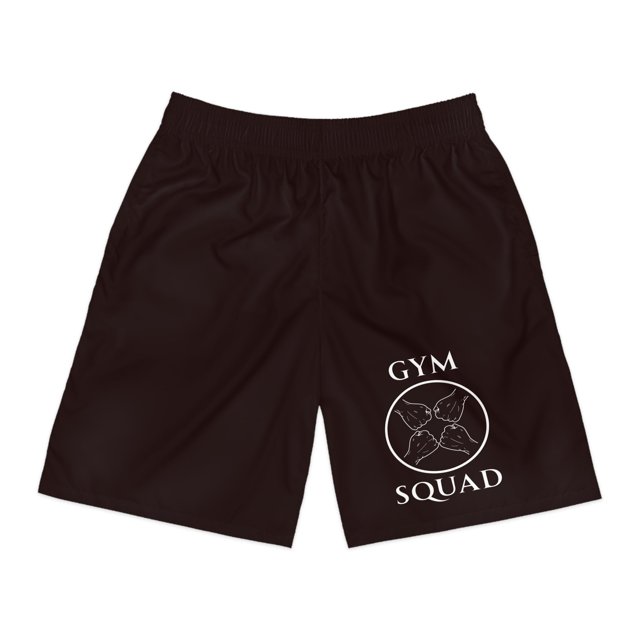 Gym Squad Men's Jogger Shorts – Athletic Workout Shorts with 'Gym Squad' Emblem